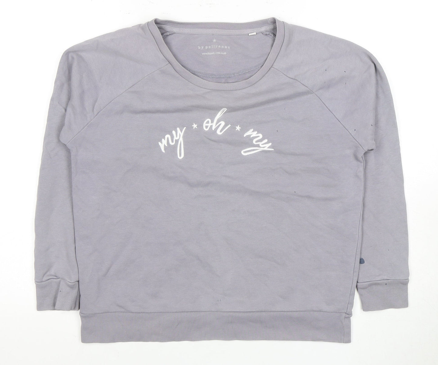Pollyanna Women's Grey Pullover Sweatshirt S Casual