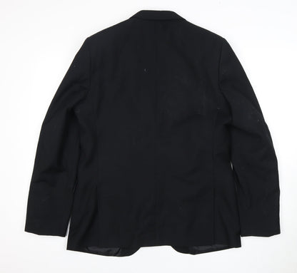 Mens UK Size 40 New Look Regular Black Suit Jacket