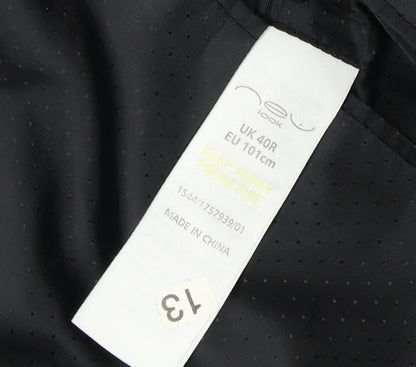 Mens UK Size 40 New Look Regular Black Suit Jacket