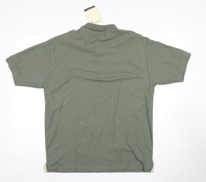 Hutson Harbour Green Cotton Men's Polo L