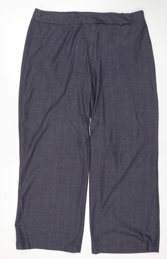 Next Men's Grey Trousers Size 18 Viscose Blend