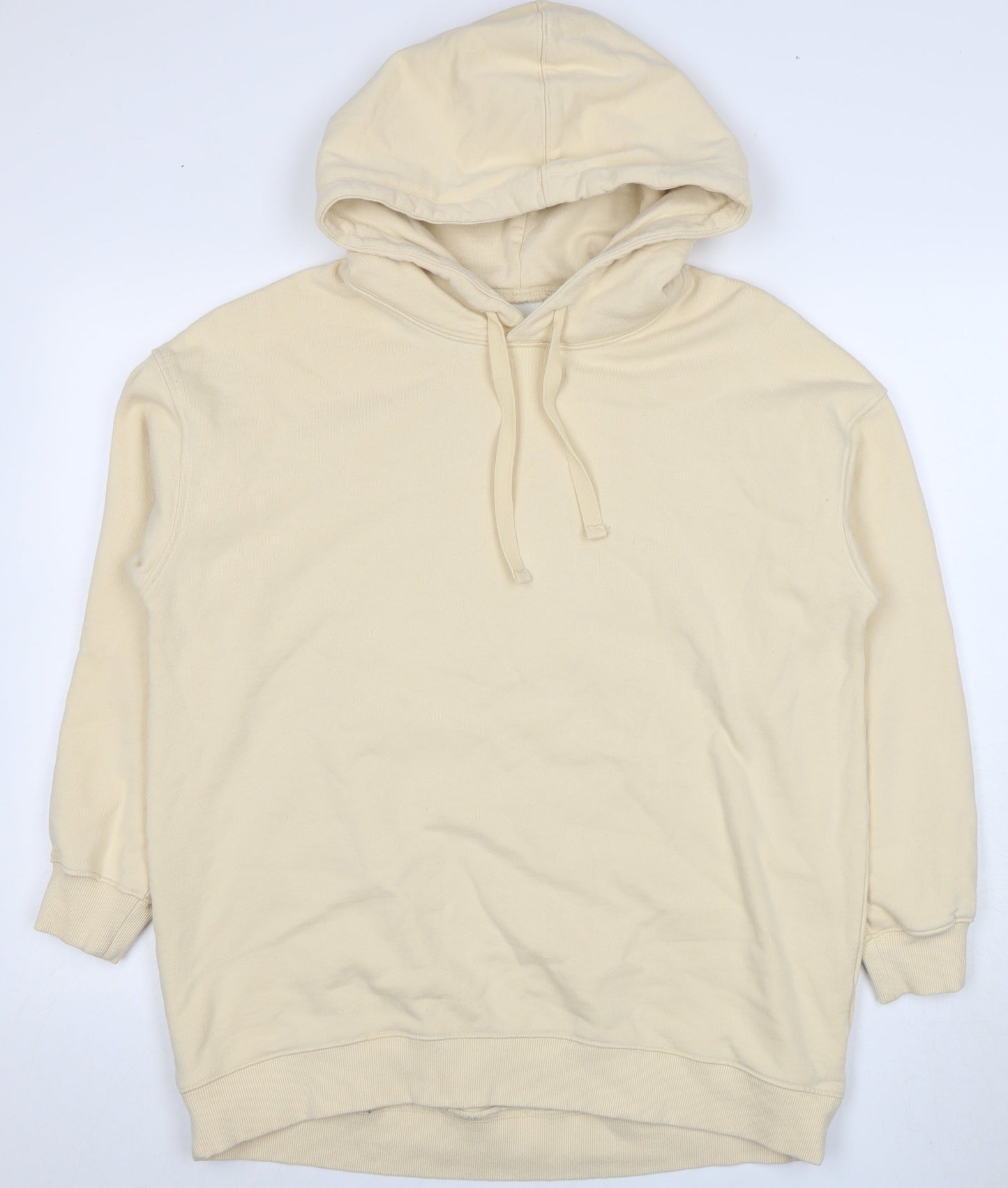 Womens UK Size S H&M Beige Pullover Hoodie