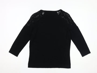 Womens UK Size 10 Marks and Spencer Black Basic Blouse