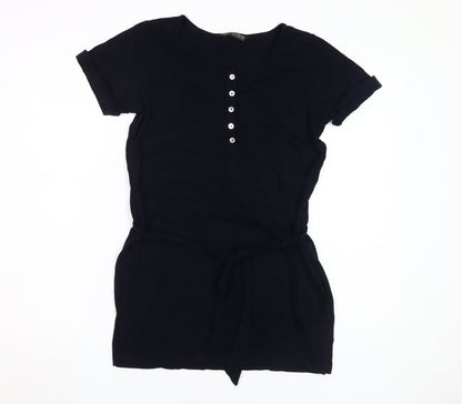 Womens UK Size 14 Marks and Spencer Black  T-Shirt