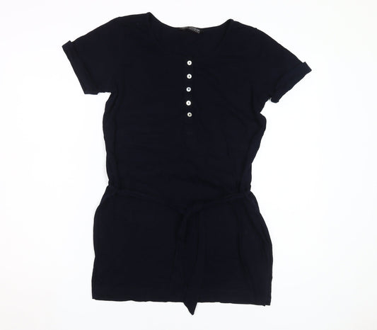 Womens UK Size 14 Marks and Spencer Black  T-Shirt