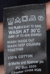 Womens UK Size 14 Marks and Spencer Black  T-Shirt