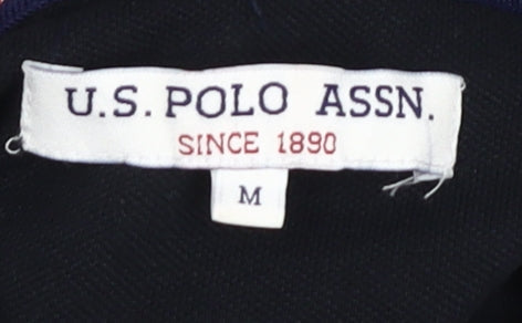 U.S. Polo Assn. Men's Polo Black M Short Sleeve