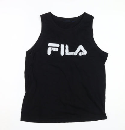 Mens UK Size L FILA Black  T-Shirt