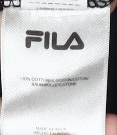 Mens UK Size L FILA Black  T-Shirt