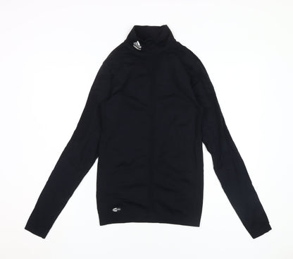 Adidas Men's Black Long Sleeve Top, Size L