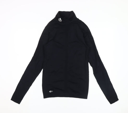 Adidas Men's Black Long Sleeve Top, Size L
