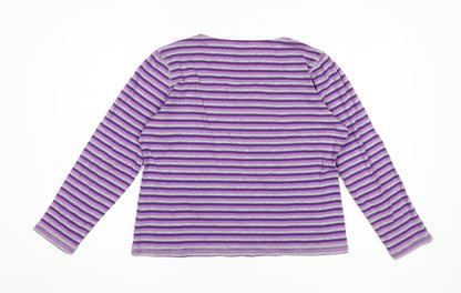 Womens UK Size M Per Una Purple  T-Shirt