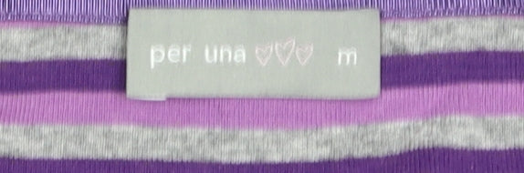 Womens UK Size M Per Una Purple  T-Shirt