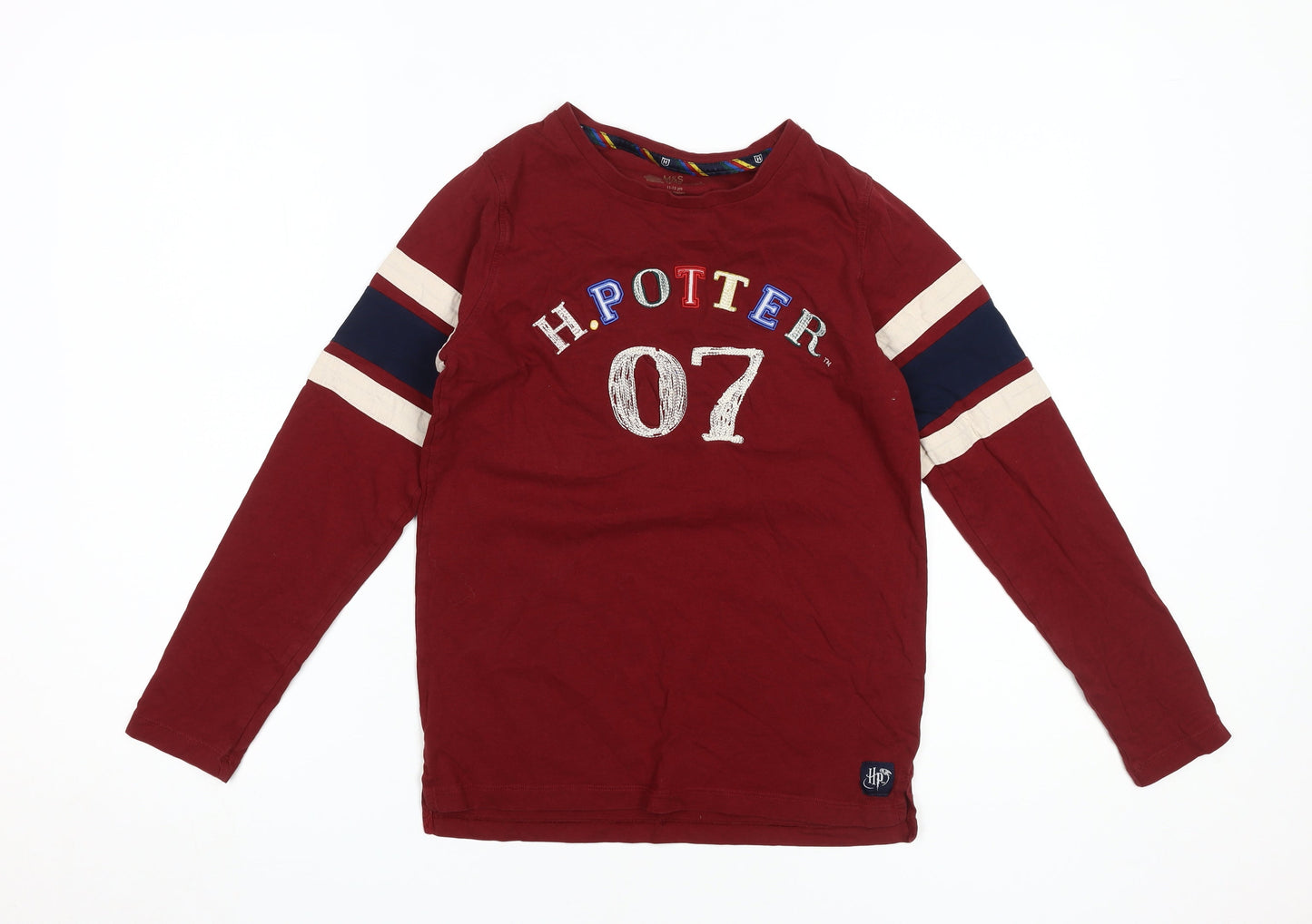 Marks and Spencer Boys Red Harry Potter Long Sleeve T-Shirt