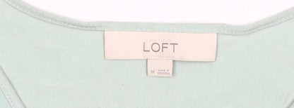 Womens UK Size M LOFT Green  T-Shirt