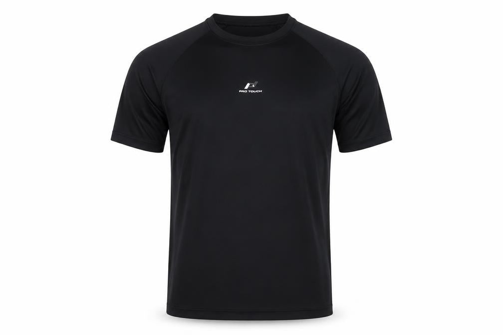 Mens UK Size XS PRO TOUCH Black Running & Jogging T-Shirt