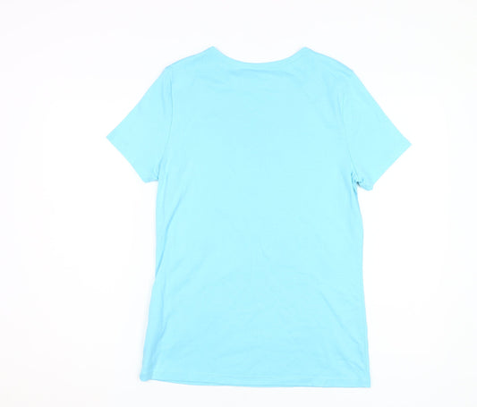 Lands' End Women's Blue M Basic T-Shirt
