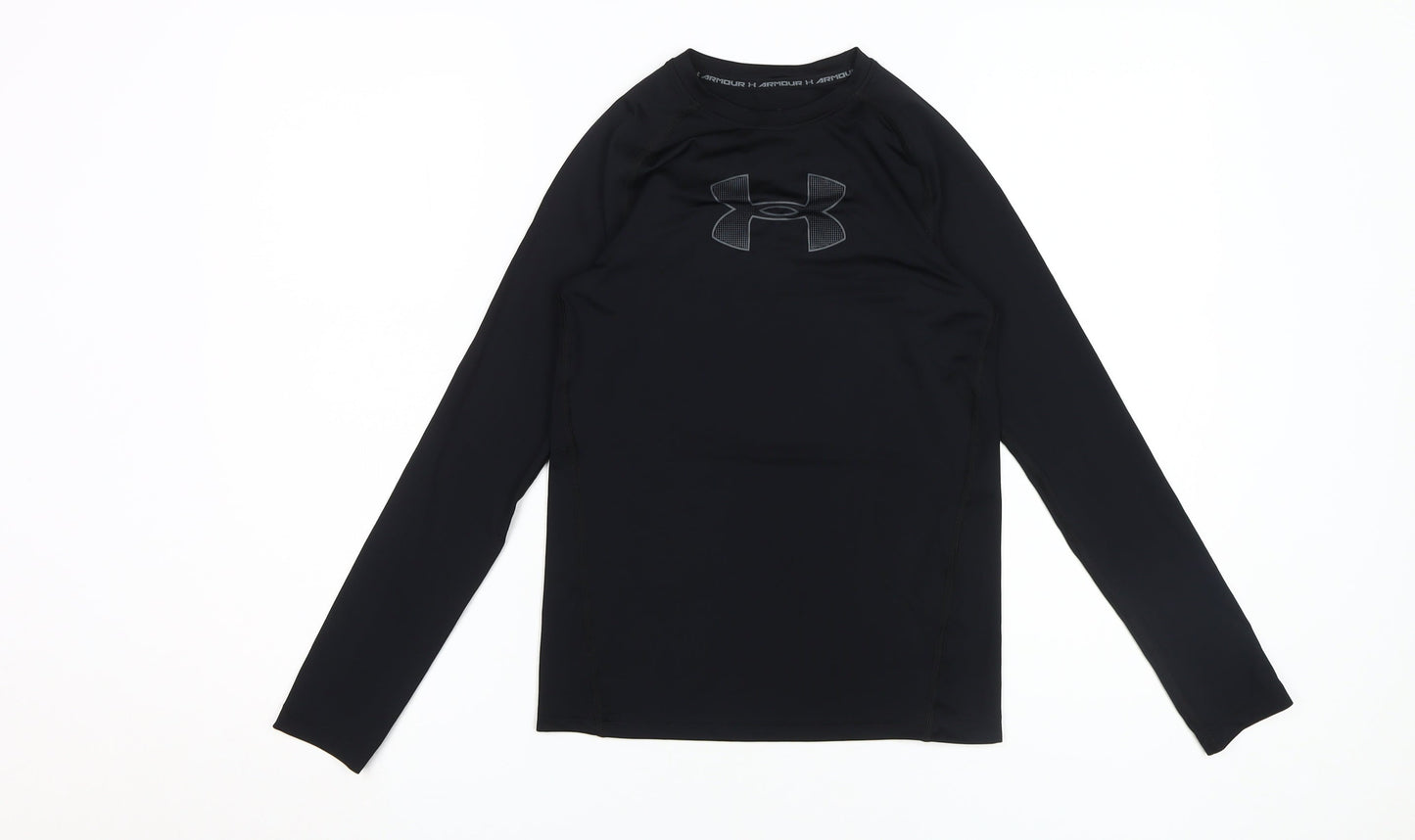 Under Armour Boys Black Long Sleeve Athletic Top