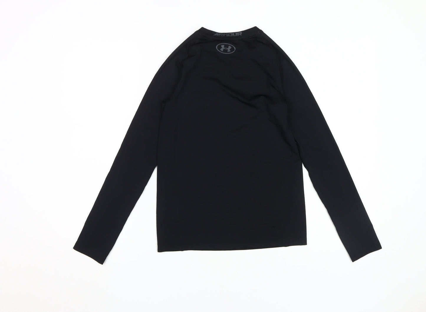 Under Armour Boys Black Long Sleeve Athletic Top