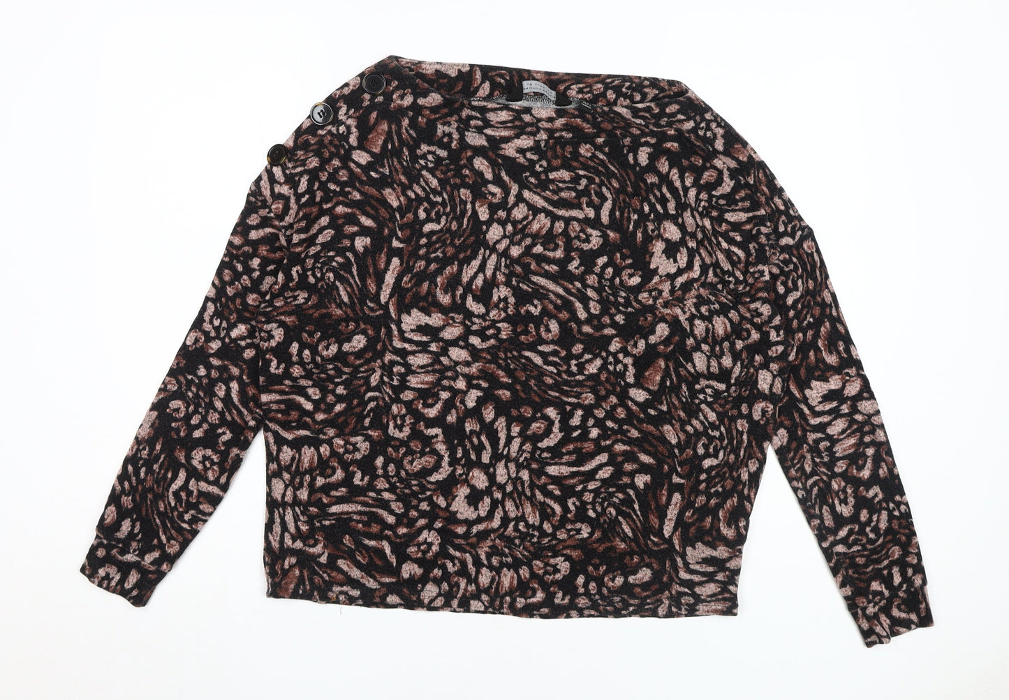 Womens UK Size 10 Dorothy Perkins Black Basic Blouse