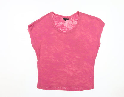 Womens UK Size 8 Topshop Pink  T-Shirt