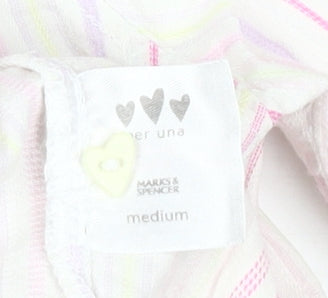 Womens UK Size M Marks and Spencer Multicoloured  Button-Up