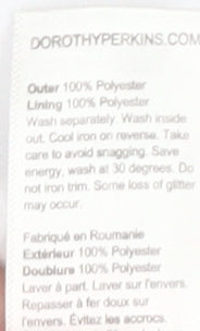 Womens UK Size 16 Dorothy Perkins White Tunic Blouse