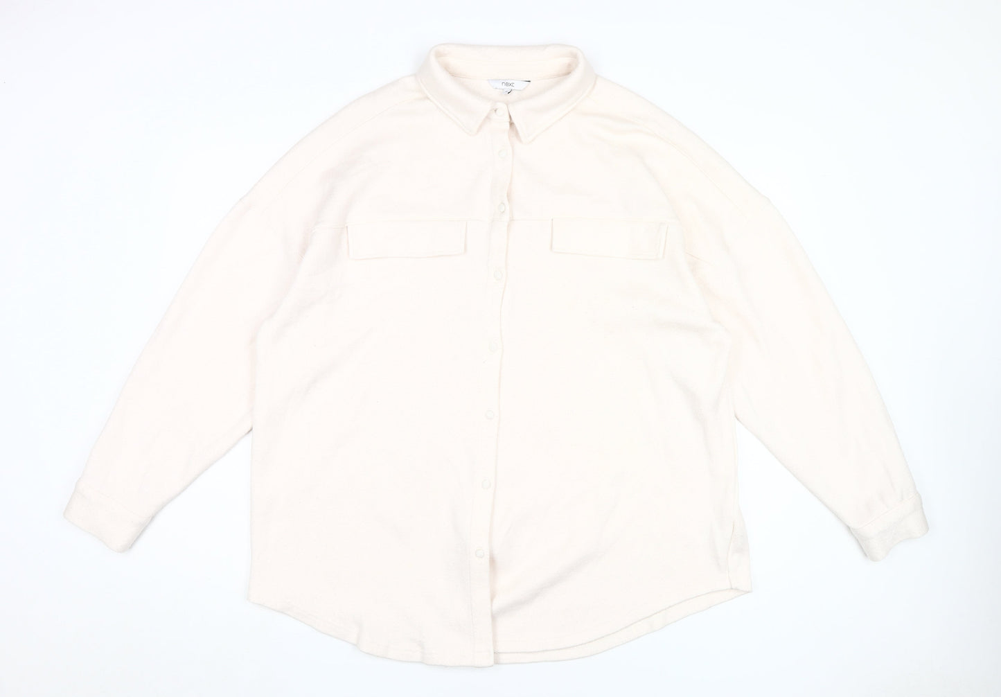 Womens UK Size XL NEXT Ivory  Button-Up