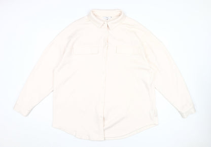 Womens UK Size XL NEXT Ivory  Button-Up