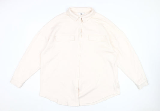 Womens UK Size XL NEXT Ivory  Button-Up