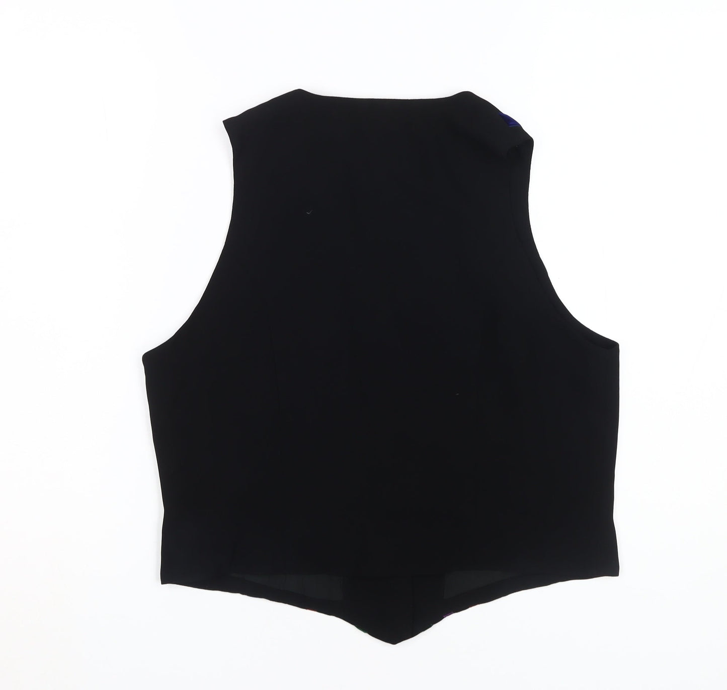 Next Women's Black Striped Waistcoat UK 14