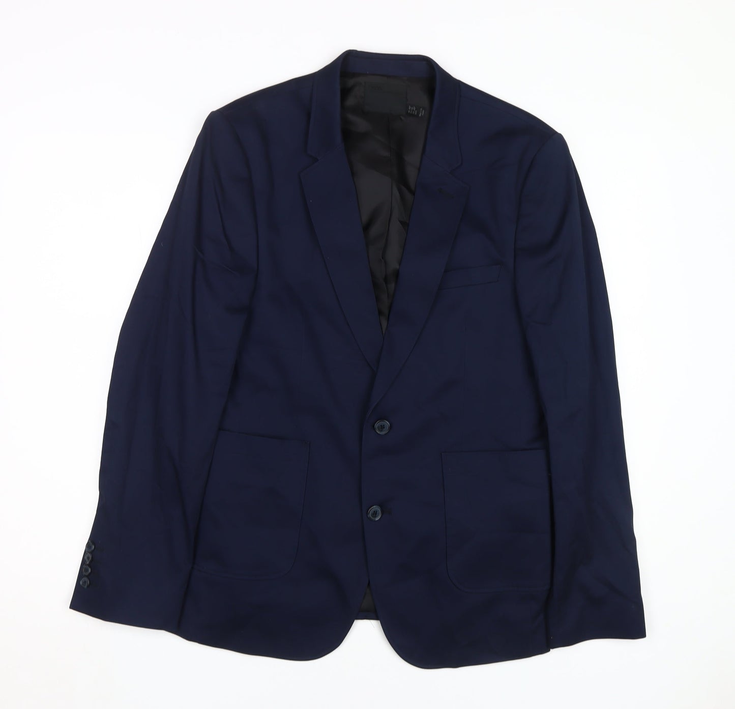 ASOS Men's Blue Blazer Jacket, Size 40S, Formal Wear