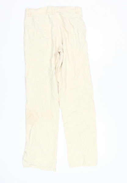 Womens UK Size S Motel Classic Fit  Beige Trousers