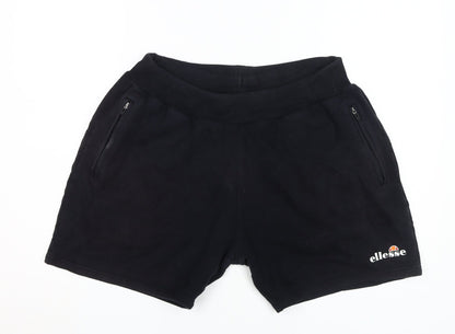 Ellesse Women's Black Shorts L - Logo, Comfortable & Casual