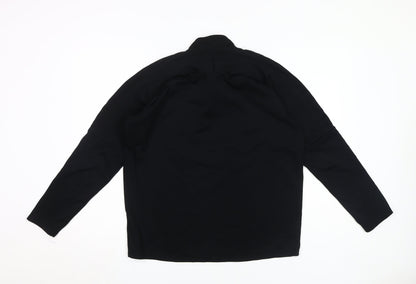 Nike Men's Black 1/4 Zip Pullover Gym Top - Size M