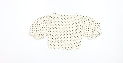 Womens UK Size 8 Boohoo Ivory  Blouse