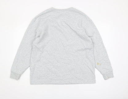 Mens UK Size M Marks and Spencer Grey Pullover Sweatshirt