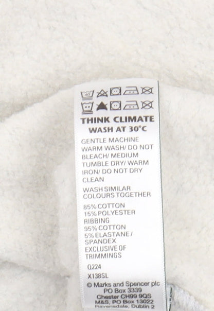 Mens UK Size M Marks and Spencer Grey Pullover Sweatshirt