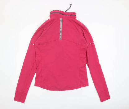 Nike Women's Pink Full Zip Hoodie, Size L, Lightweight