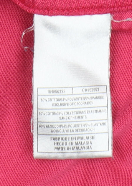 Nike Women's Pink Full Zip Hoodie, Size L, Lightweight