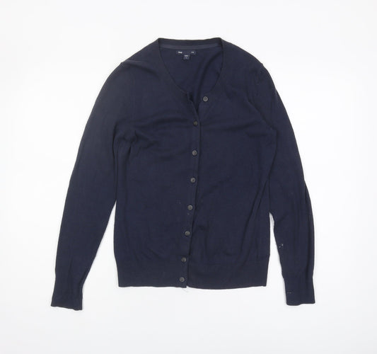 Gap Womens Blue Knit Cardigan S