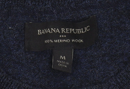 Banana Republic Women Blue M Pullover Jumper
