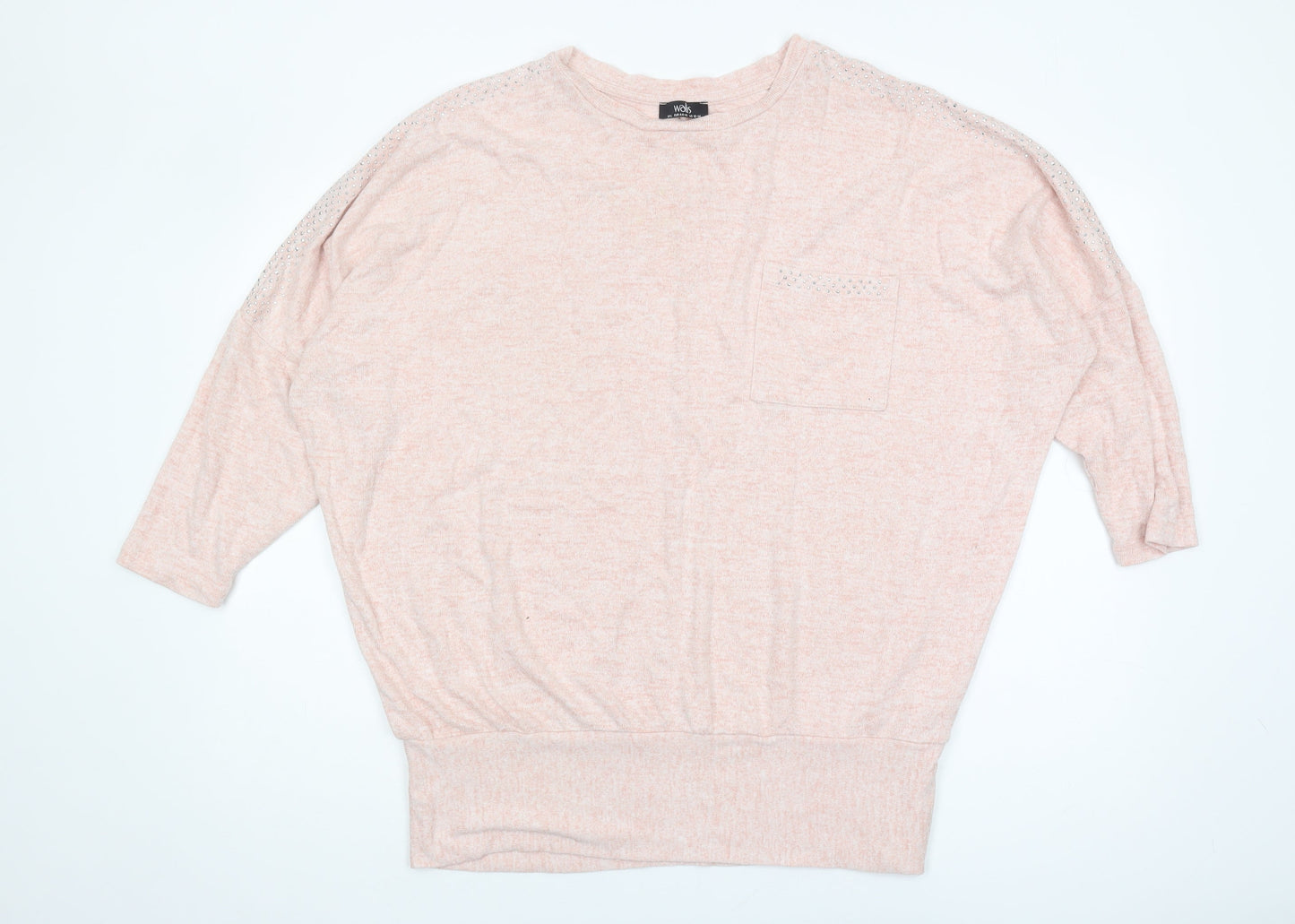 Womens UK Size L Wallis Pink  Jumper