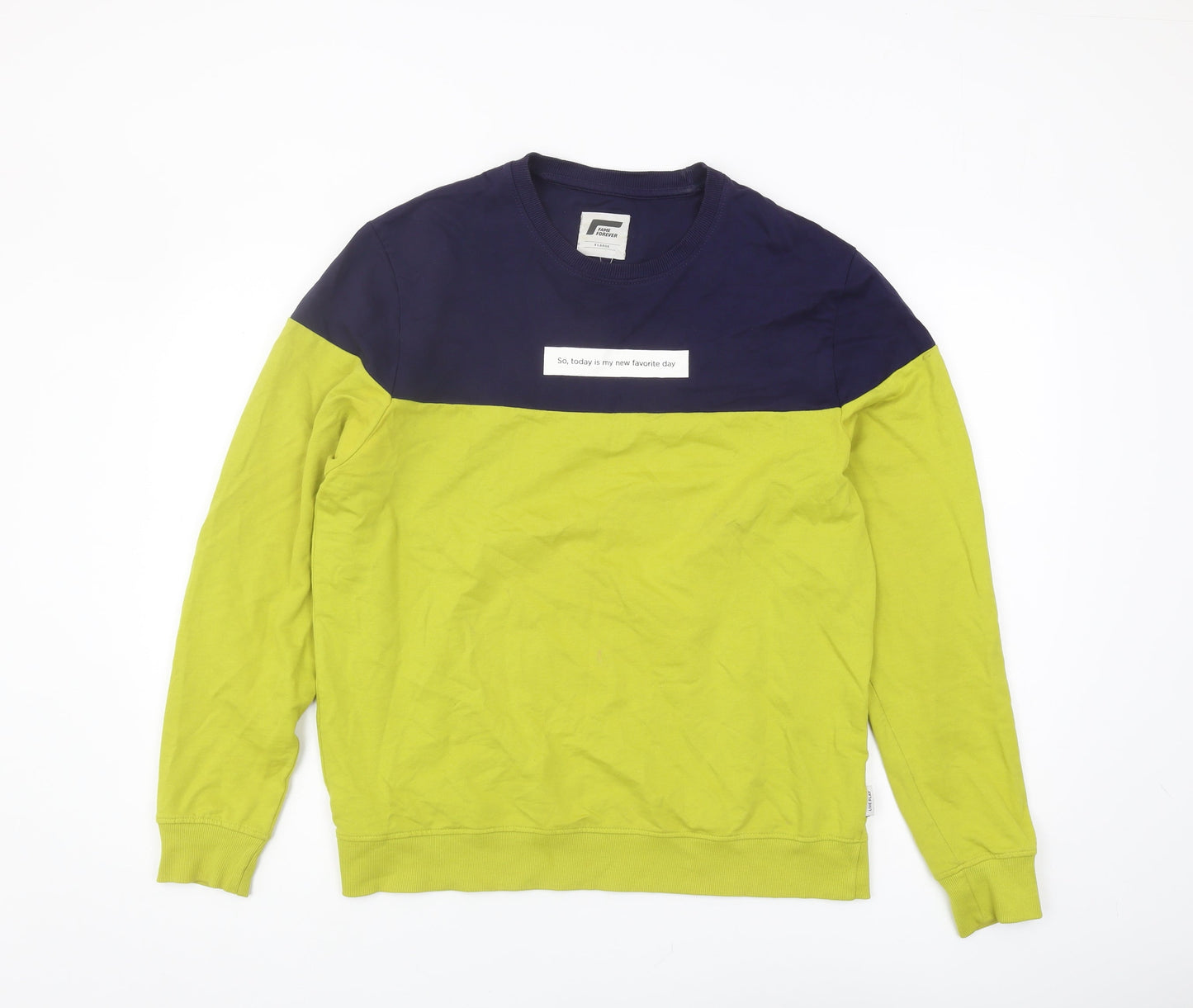 Fame Forever Men's XL Multicoloured Sweatshirt Pullover
