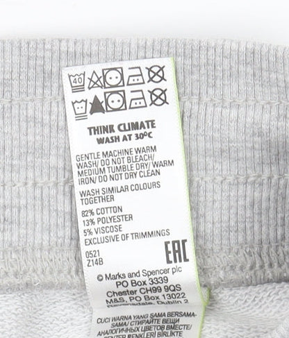 Womens UK Size 6 Marks and Spencer Relaxed Fit Jogger Grey Trousers