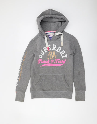 Superdry Women's Grey XS Pullover Hoodie