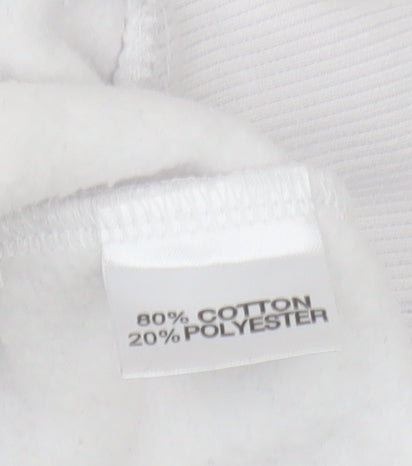 Vivida Lifestyle Men's White Pullover Sweatshirt - L
