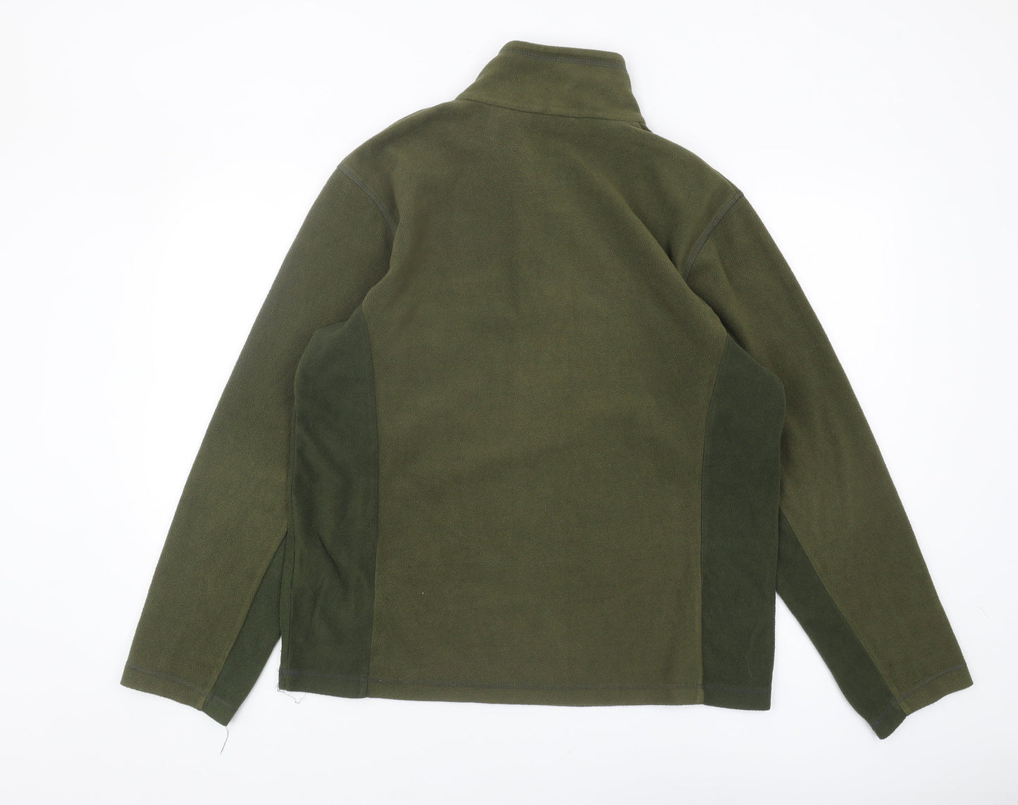 Mens UK Size M Regatta Green 1/4 Zip Sweatshirt