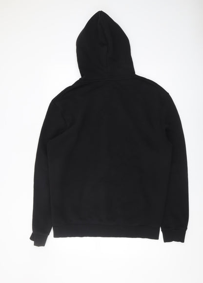 Mens UK Size M New Look Black Pullover Hoodie