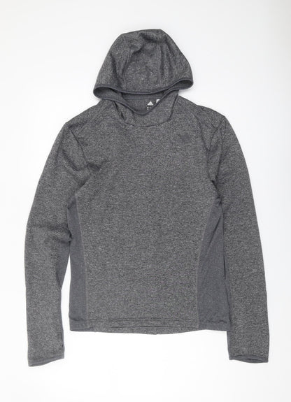 Mens UK Size S adidas Grey Pullover Hoodie